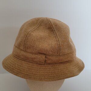 Vintage CTE Unisex Tweed Bucket Hat Size 59 MadeI In Sweden